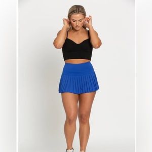 Gold Hinge Tennis Skirt NWT